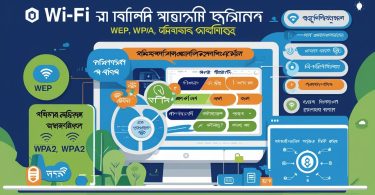 Wi-Fi Encryption কী_ _ WEP, WPA, WPA2 Explained in Bangla Feature Image