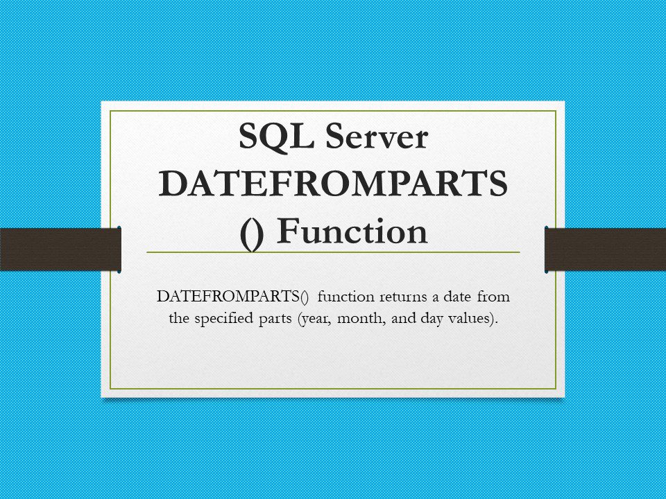 SQL Server Function