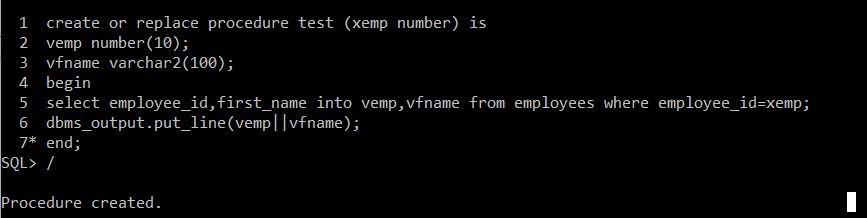 What is in and in out Procedure Parameter in Pl/Sql? 2 Parameter In Procedures PLSQL Query