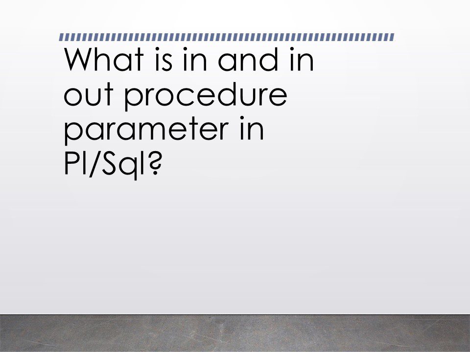 parameter