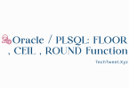 Oracle PLSQL FLOOR , CEIL , ROUND Function