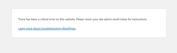 error-wordpress