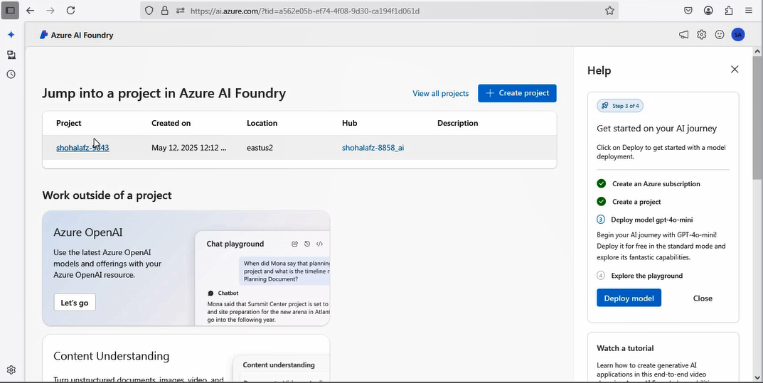 Detect faces in Azure with Vision Studio 6 5
