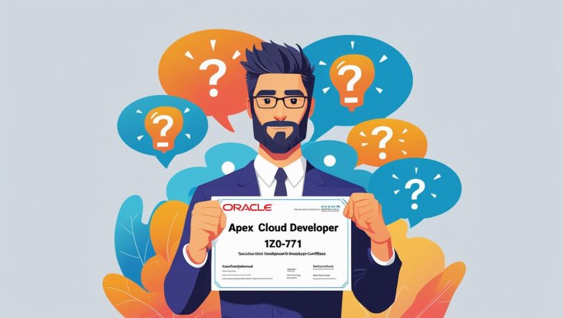 Oracle Apex cloud developer certified professional 1z0-771 Question and Answer